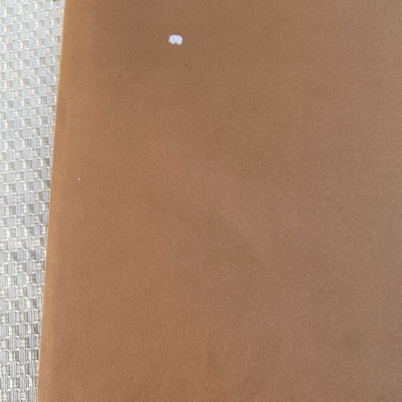 Sandro 2 Empty Gift Bags 1 Tan 1 White 13" x 11.5 - Picture 5 of 15